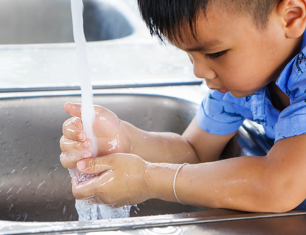 Frequent Handwashing Washes Away Germs